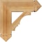 Ekena Millwork Balboa Arts & Crafts Rough Sawn Bracket, Western Red Cedar, 6"W x 22"D x 22"H BKT06X22X22BOA03RWR - alternate 4